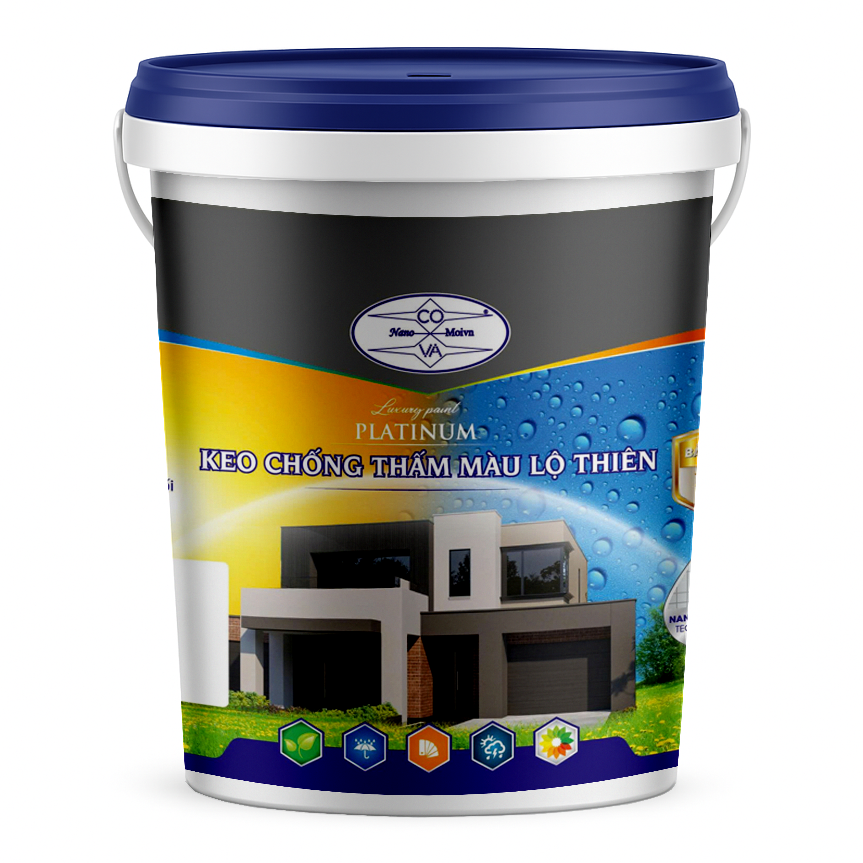 CT-RF201 Keo chống thấm màu lộ thiên